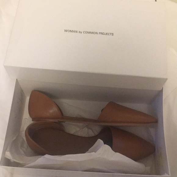 MAKE AN OFFER WOMAN by Common Project Leather Flat - Picture 4 of 6